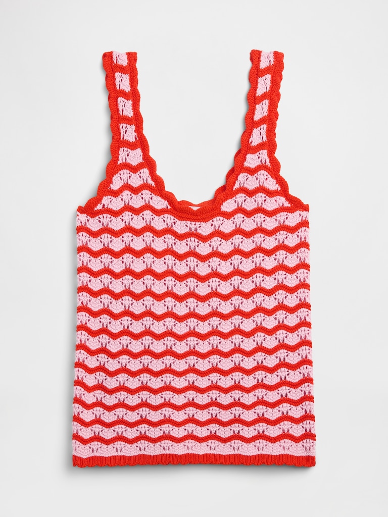 Crochet Scoopneck Tank Top