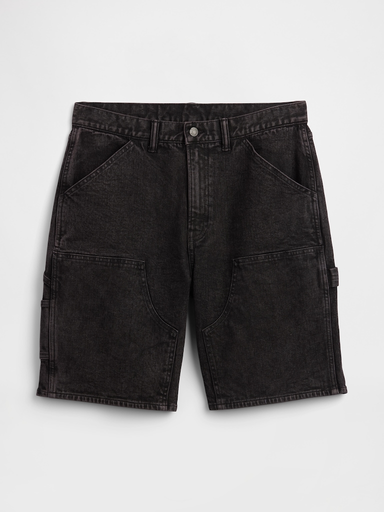 9" Denim Carpenter Shorts
