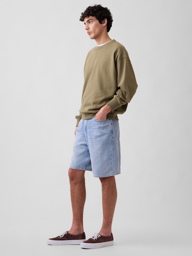 9" SuperSoft Loose Denim Shorts