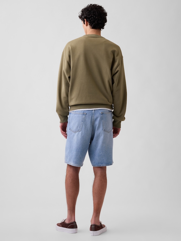 9" SuperSoft Loose Denim Shorts