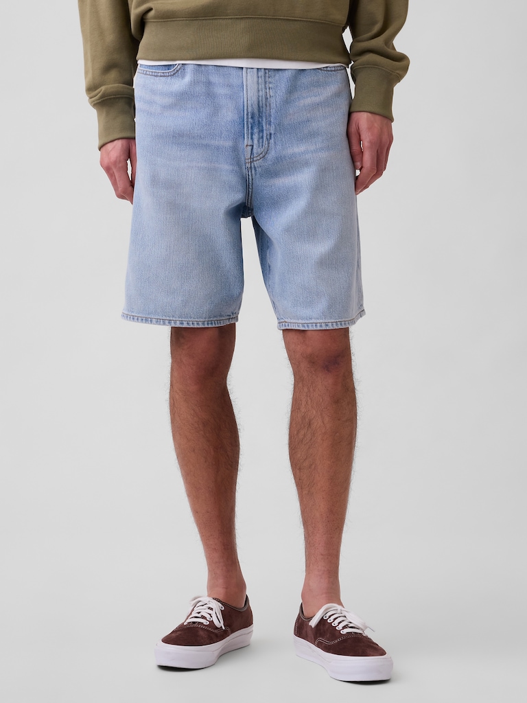 9" SuperSoft Loose Denim Shorts