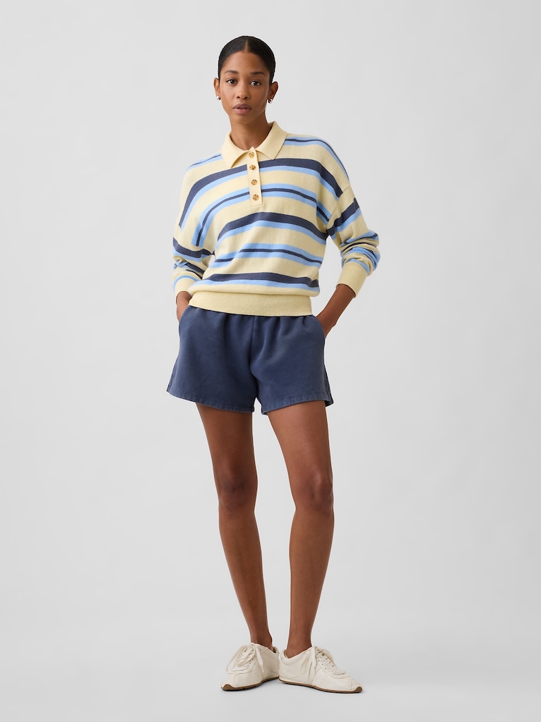 CashSoft Relaxed Sweater Polo Shirt