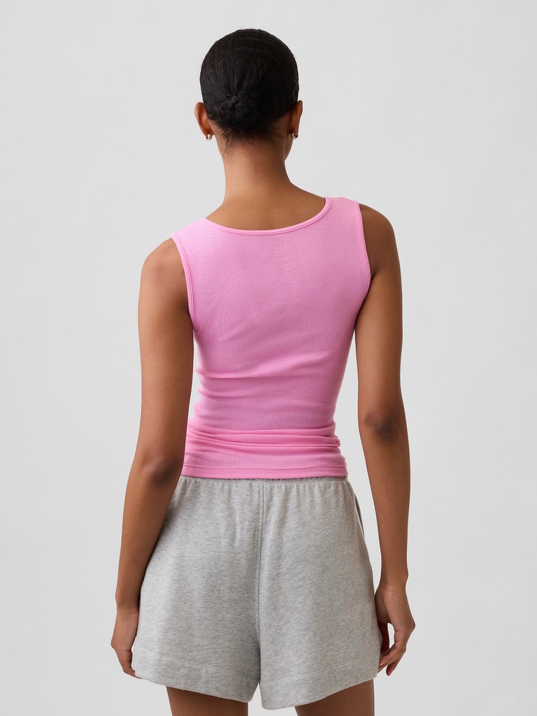 Gap Logo Ribbed Tank Top