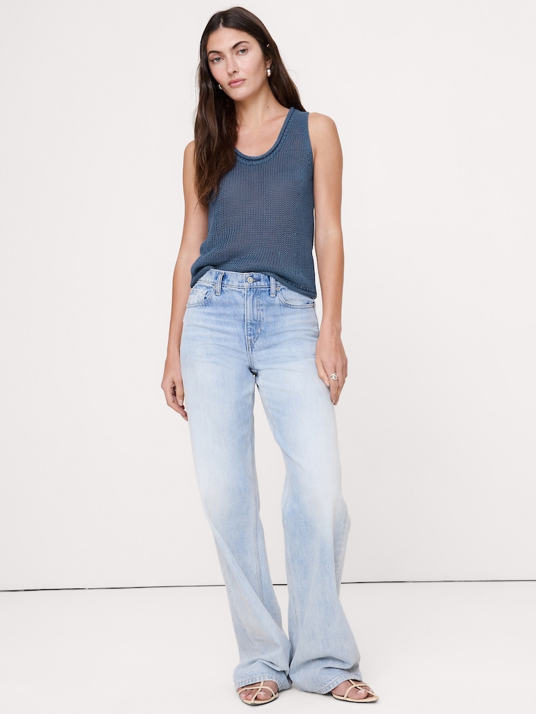 Heirloom Linen Sweater Tank