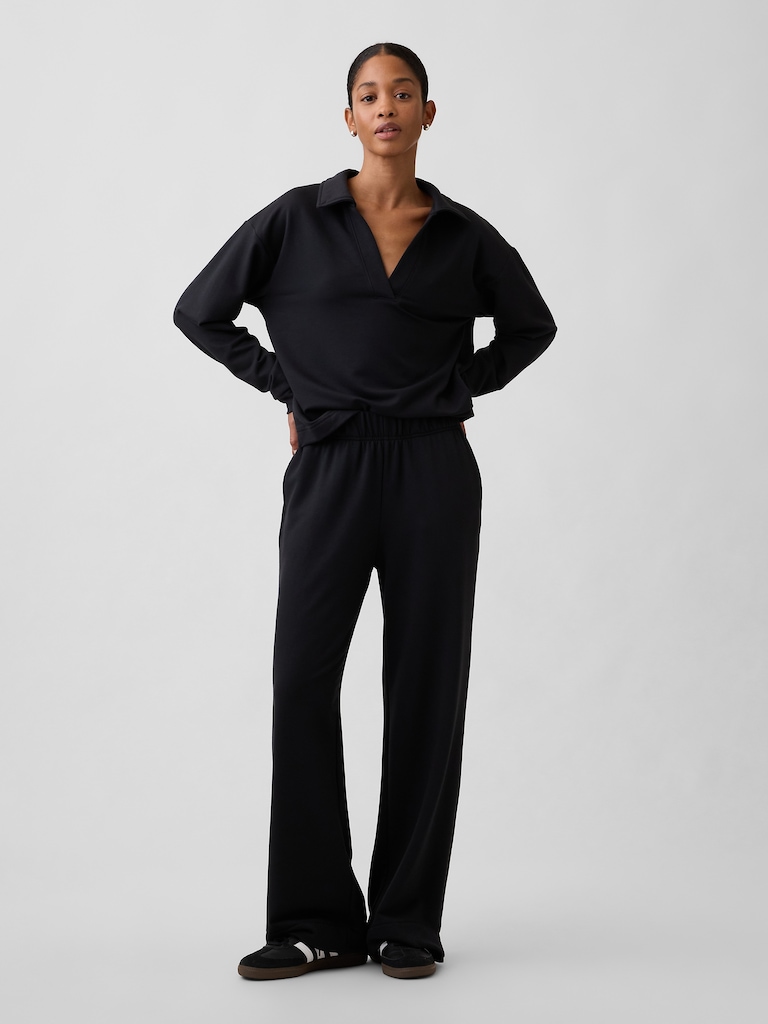 CloudLight Relaxed Polo Sweatshirt