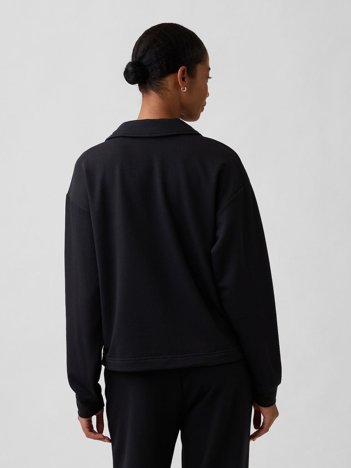 CloudLight Relaxed Polo Sweatshirt