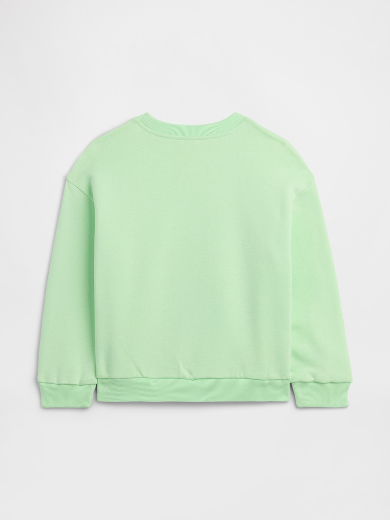 babyGap Logo Relaxed Crewneck Sweatshirt