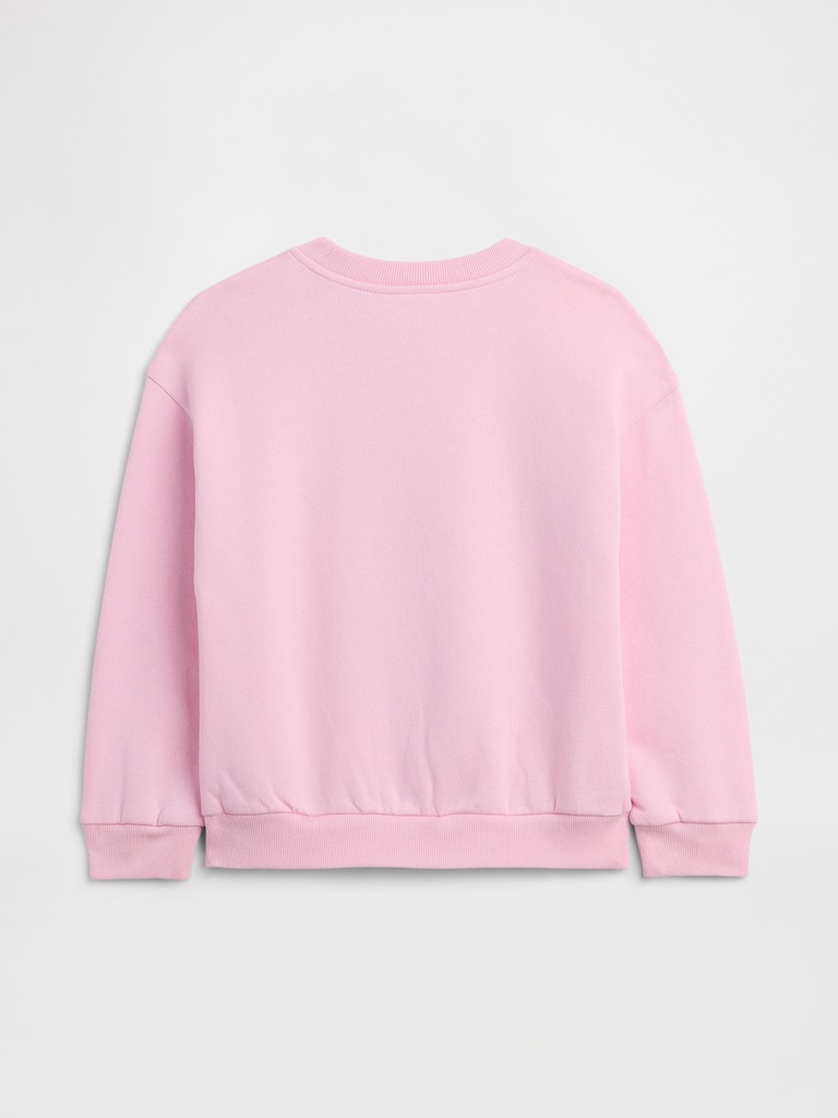 babyGap Logo Relaxed Crewneck Sweatshirt