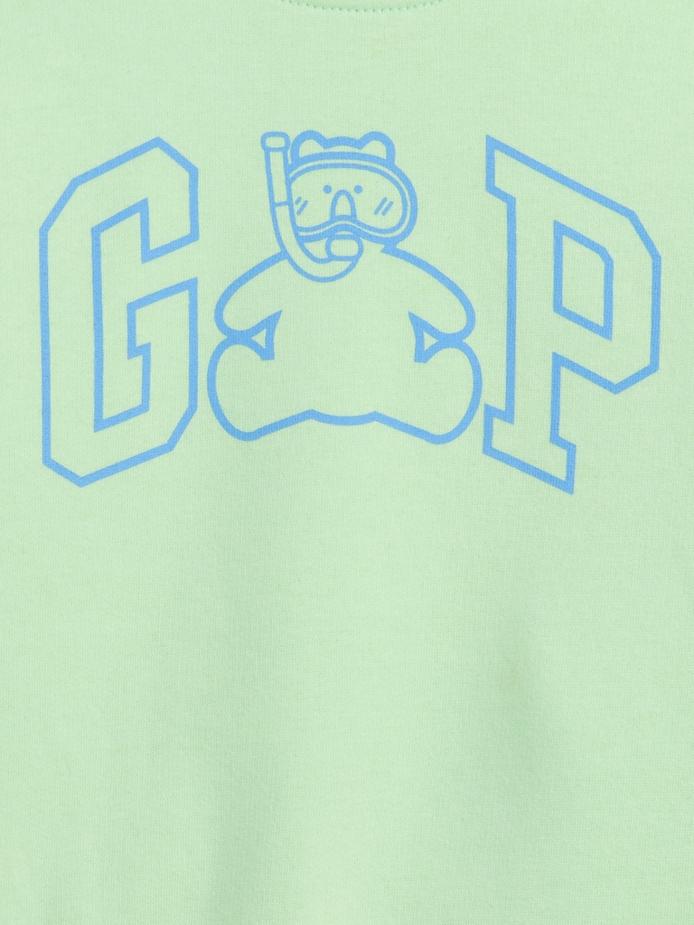 babyGap Logo Relaxed Crewneck Sweatshirt