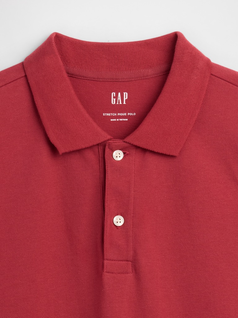 Stretch Pique Polo Shirt