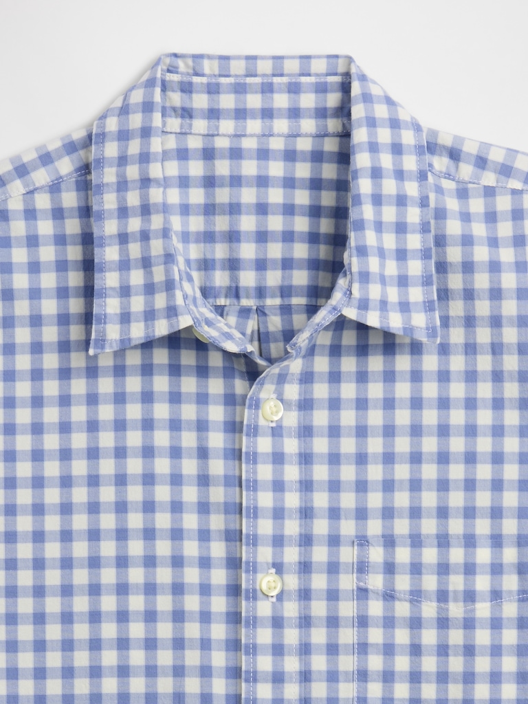 Stretch Poplin Shirt in Standard Fit