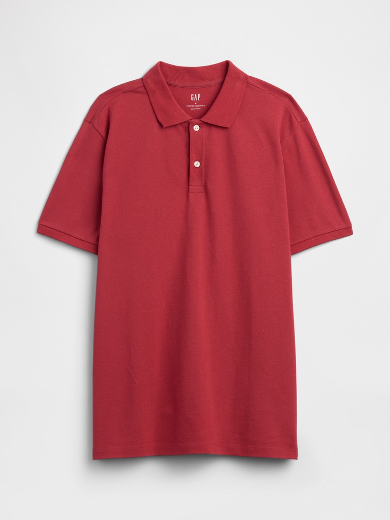 Stretch Pique Polo Shirt