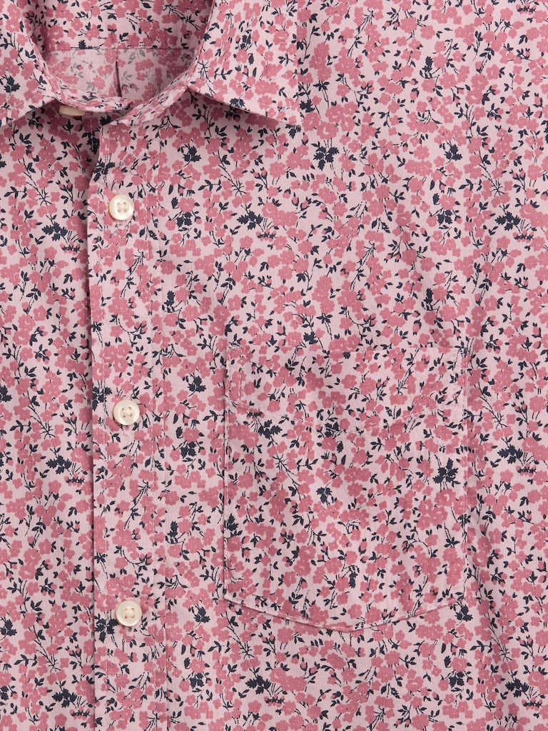 Stretch Poplin Shirt in Standard Fit