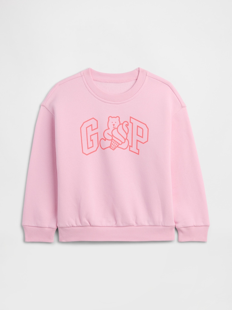 babyGap Logo Relaxed Crewneck Sweatshirt