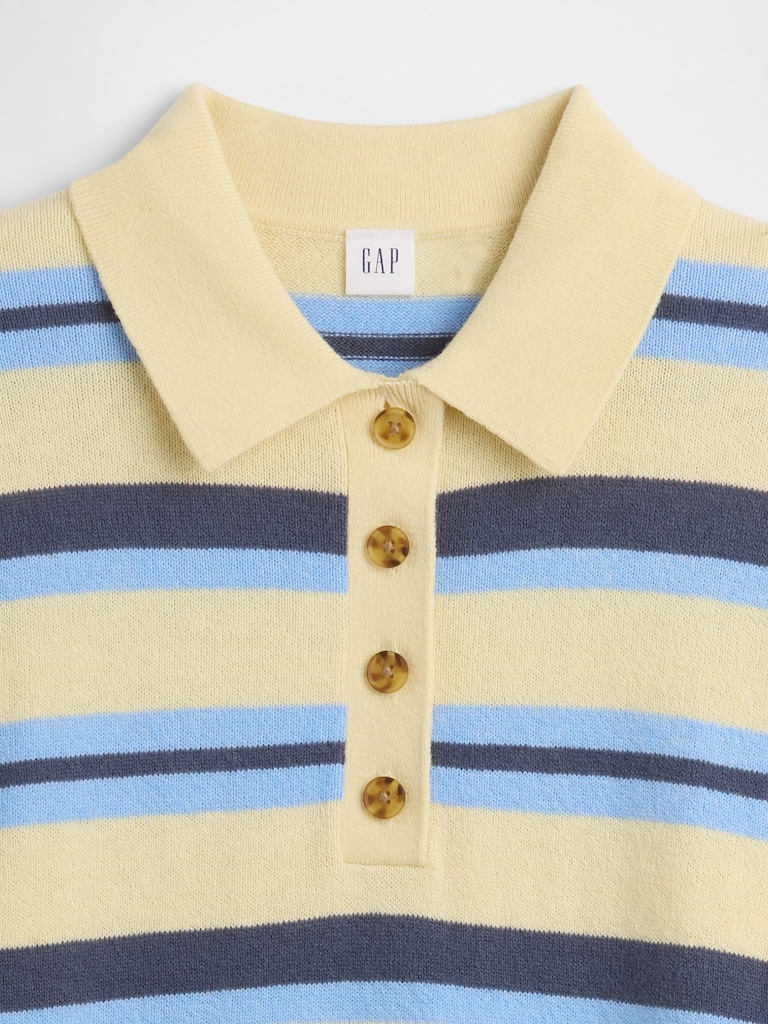 CashSoft Relaxed Sweater Polo Shirt