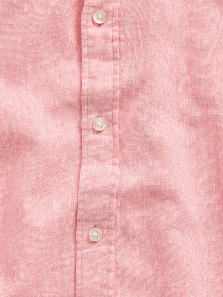 Linen-Blend Shirt in Standard Fit