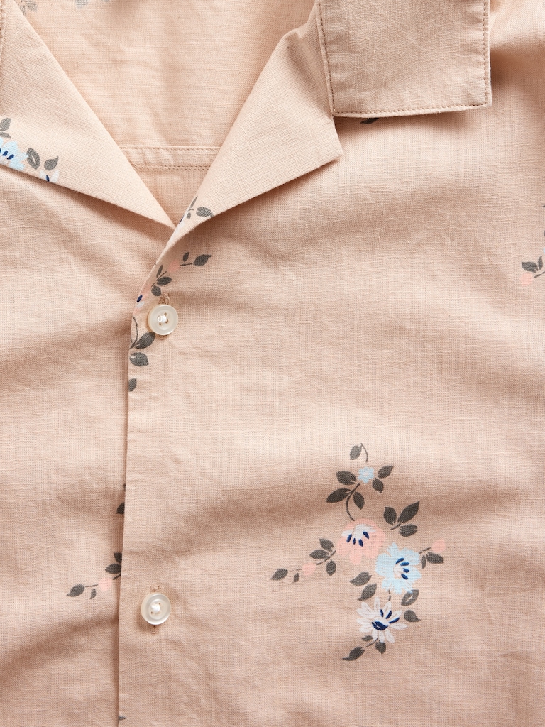 Linen-Blend Vacay Shirt in Standard Fit