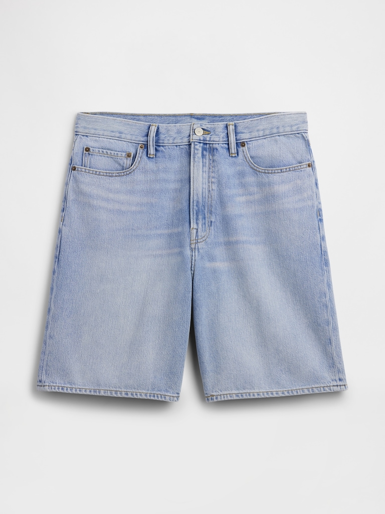 9" SuperSoft Loose Denim Shorts