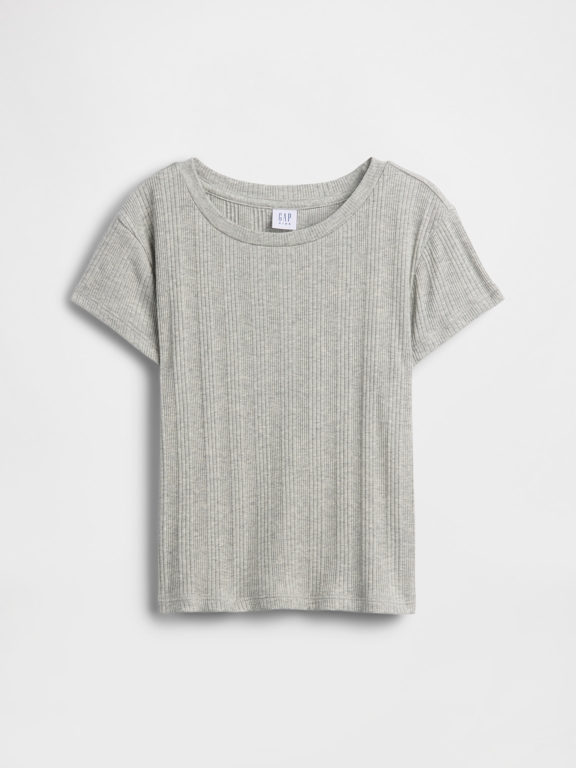 Kids Variegated Rib Fitted T-Shirt