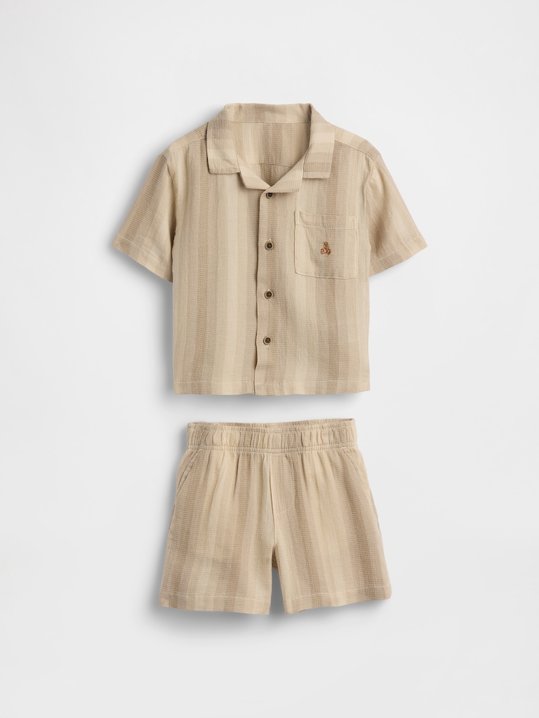 Baby & Toddler Waffle Cabana Outfit Set