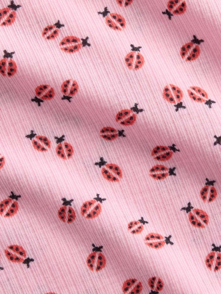 Kids Recycled Rib PJ Short Set