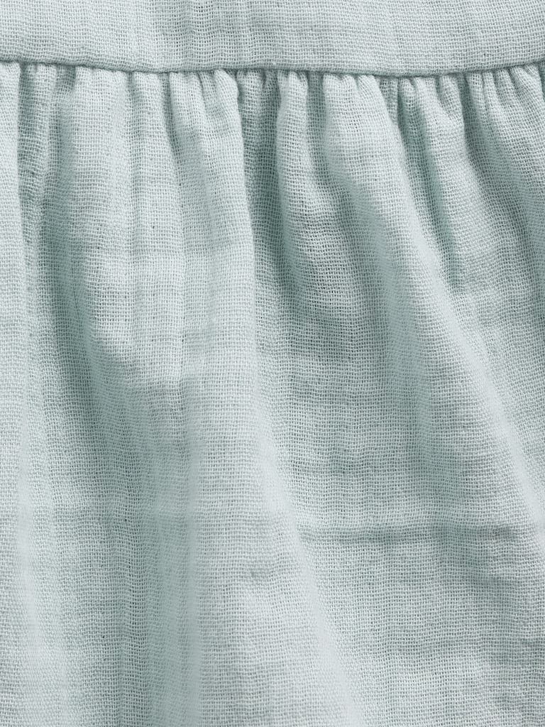 Kids Cotton Gauze Tiered Tank Top