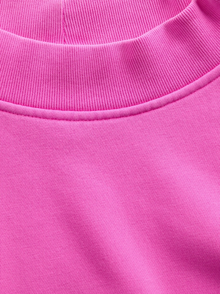 VintageSoft Oversized Mockneck Tunic Sweatshirt