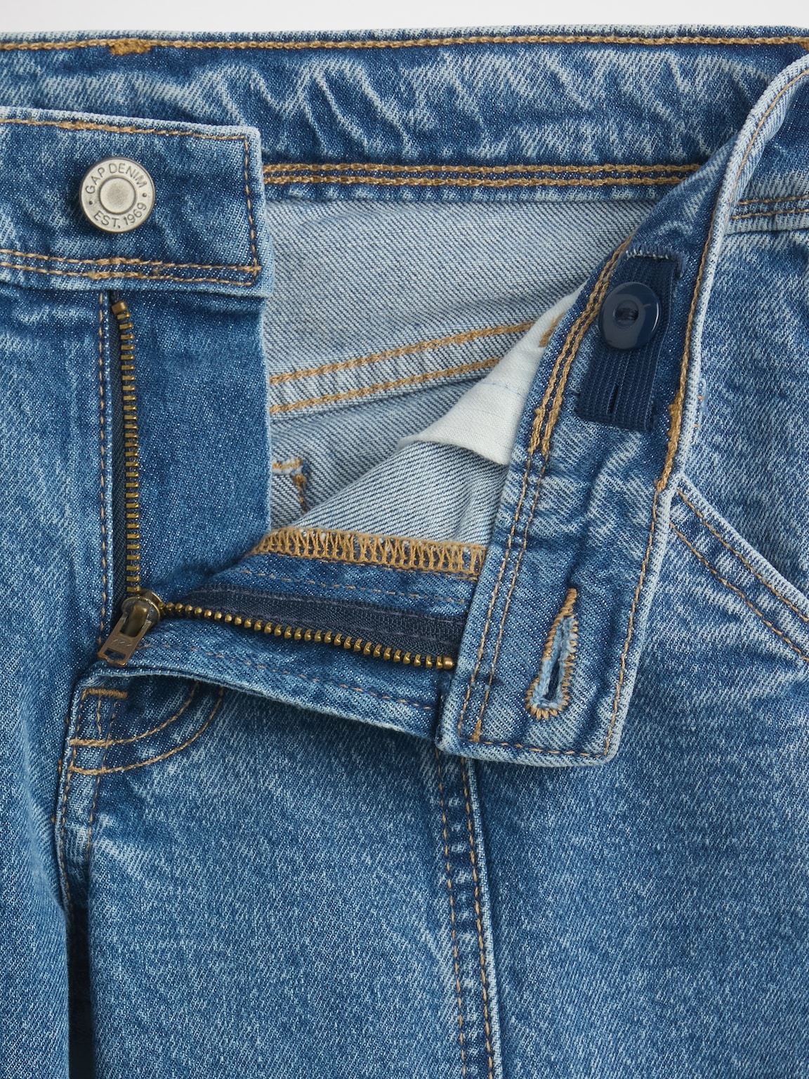 Kids Low Rise Seamed Relaxed Flare Jeans