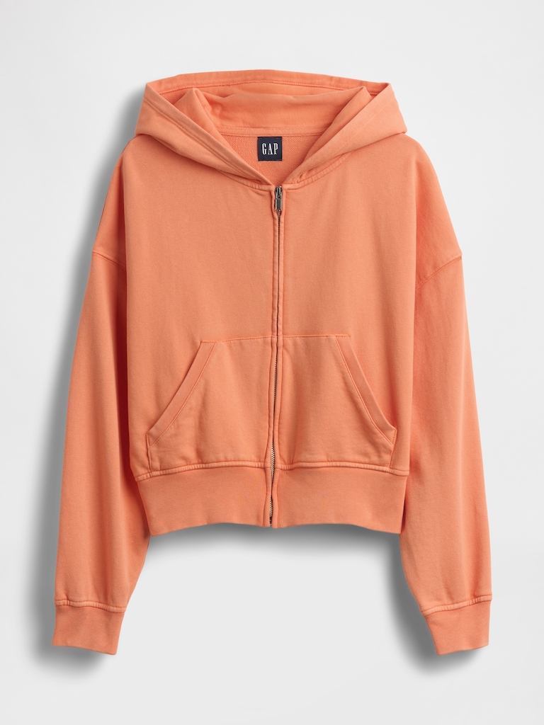 VintageSoft Terry Zip Hoodie