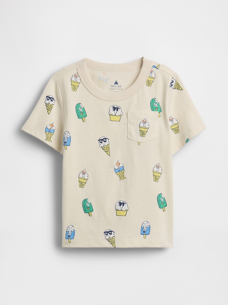Baby & Toddler Mix & Match Print Pocket T-Shirt