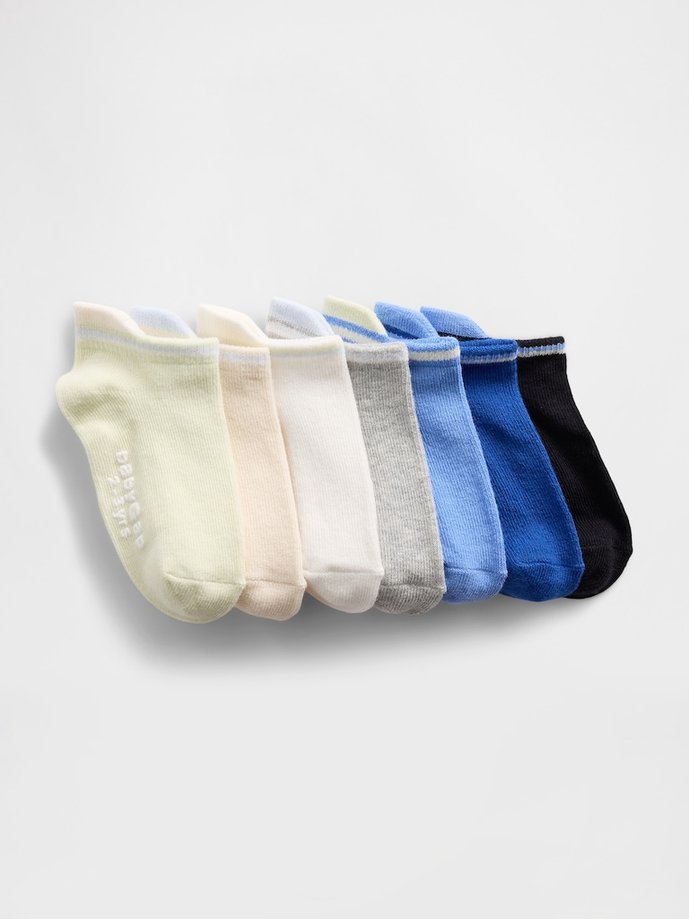 Baby & Toddler No Show Socks (7-Pack)