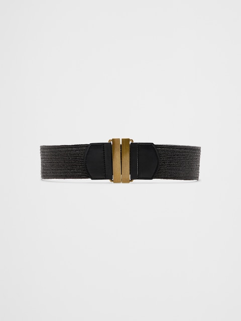 Ceinture En Cuir Marron Banana Republic Taille M - Boucle Dorée, Occasion