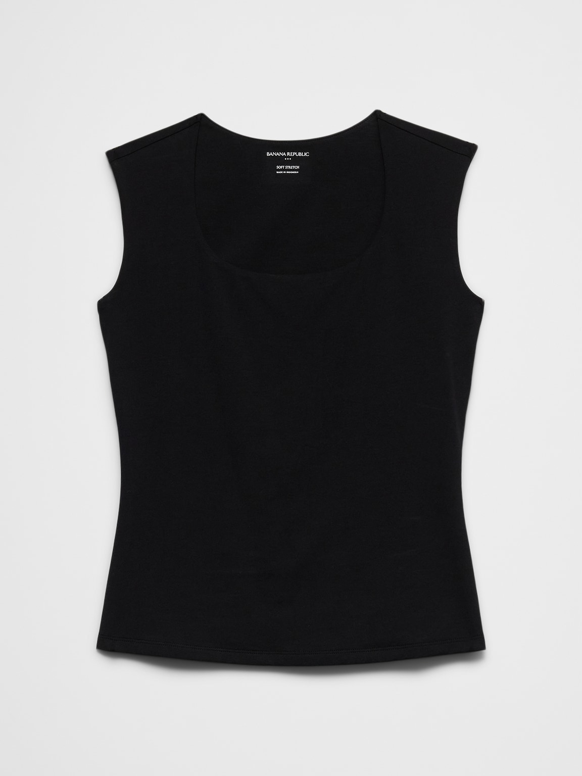 Soft Stretch Scoop-Neck Top