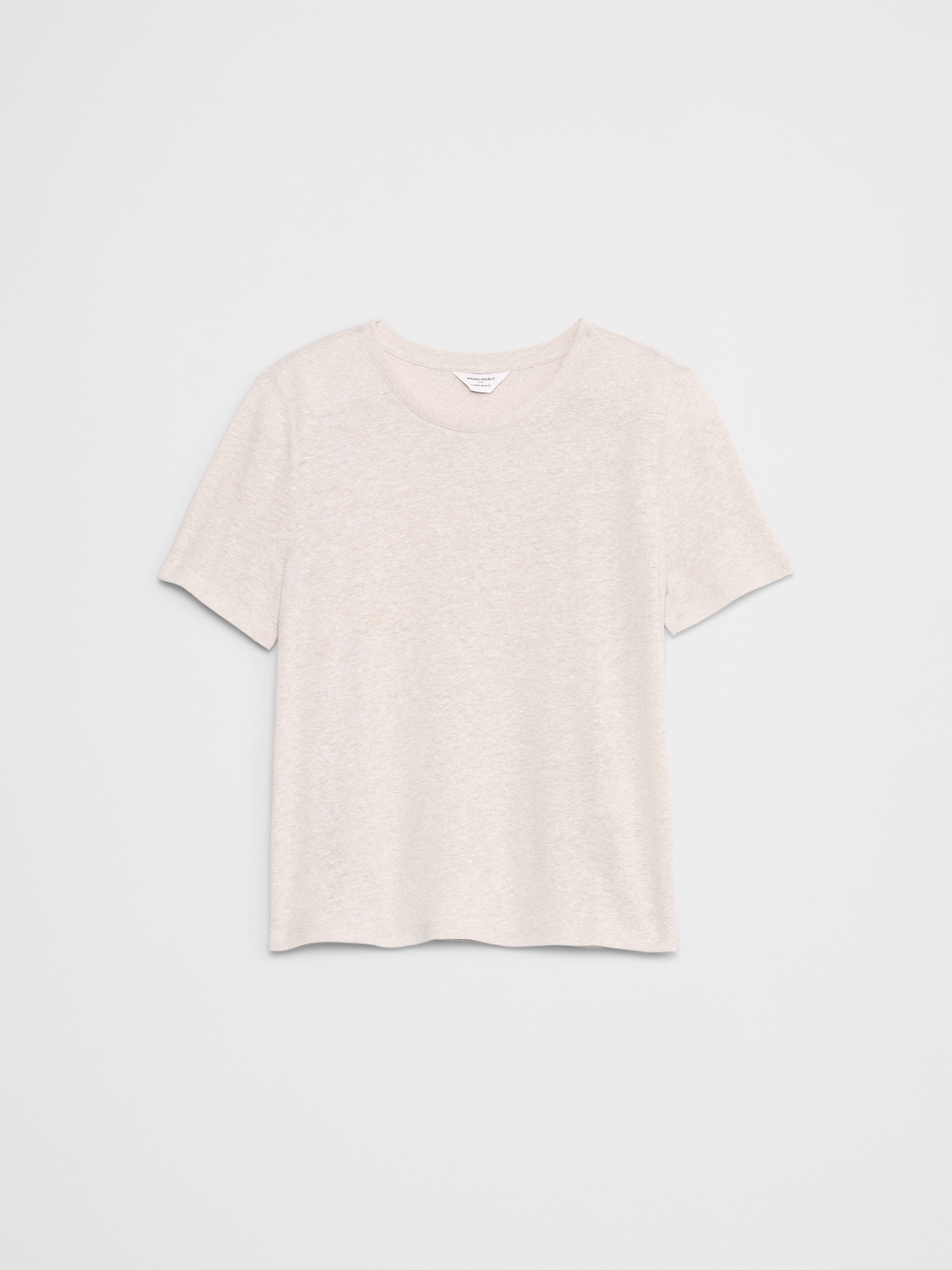 Linen-Blend T-Shirt