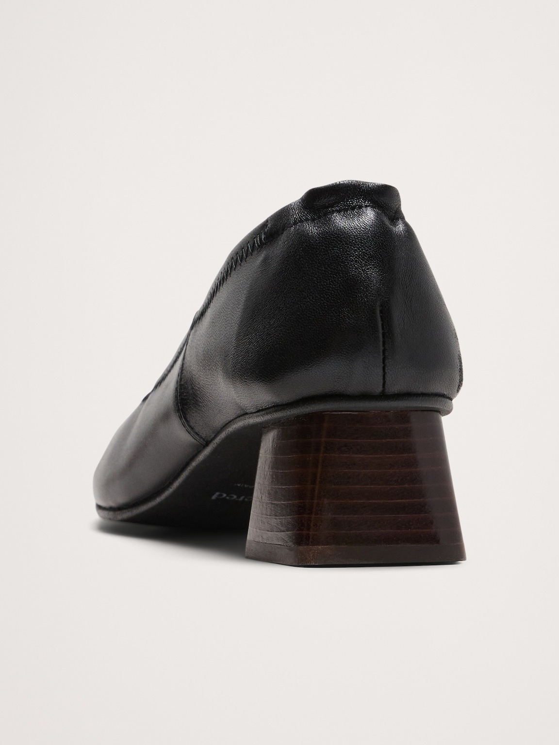 Zac Leather Heel by Flattered