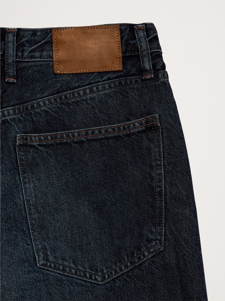 Mid-Rise Baggy-Straight Lightweight Jean