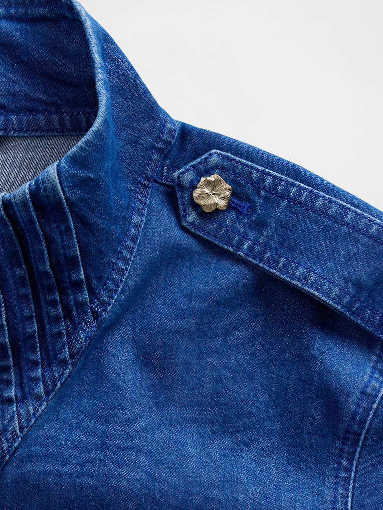 Gap × HFR Denim Pintuck Jacket by Atelier Ndigo