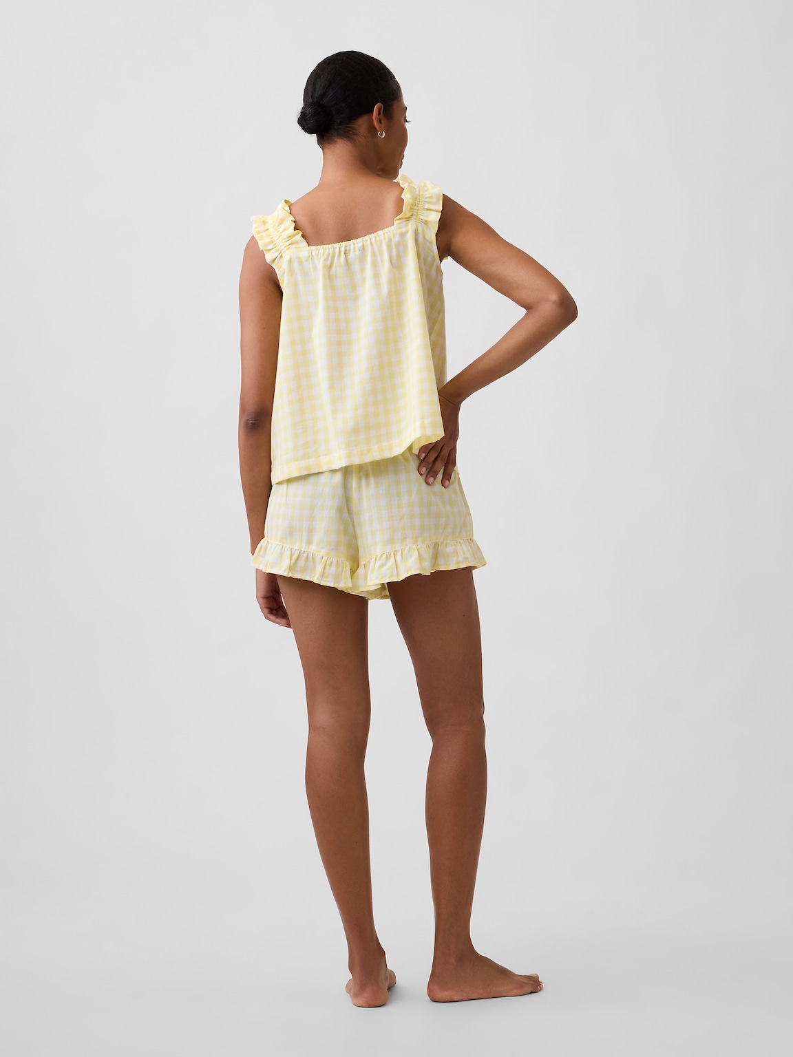 Ruffle Poplin PJ Shorts