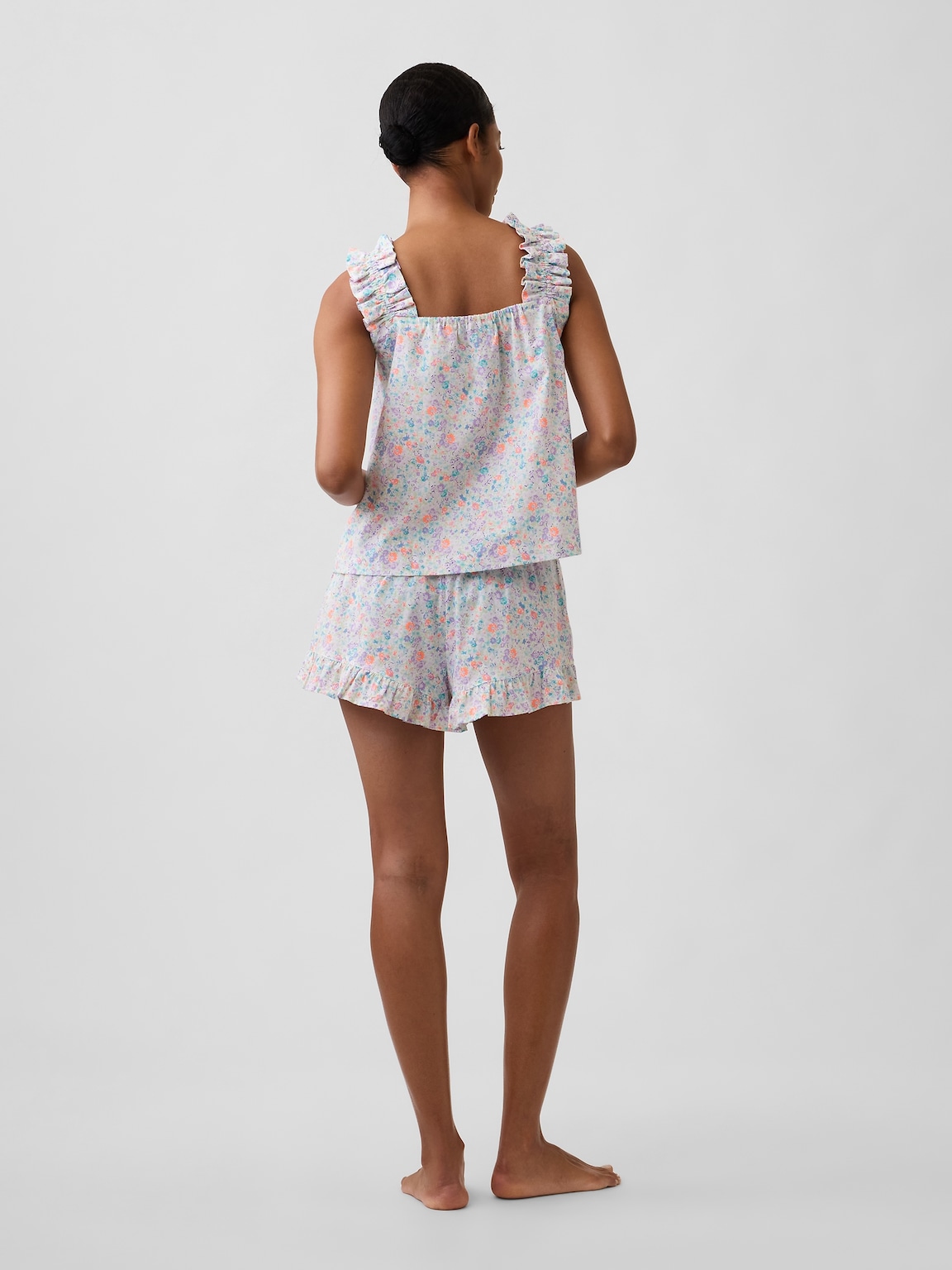 Ruffle Poplin PJ Shorts