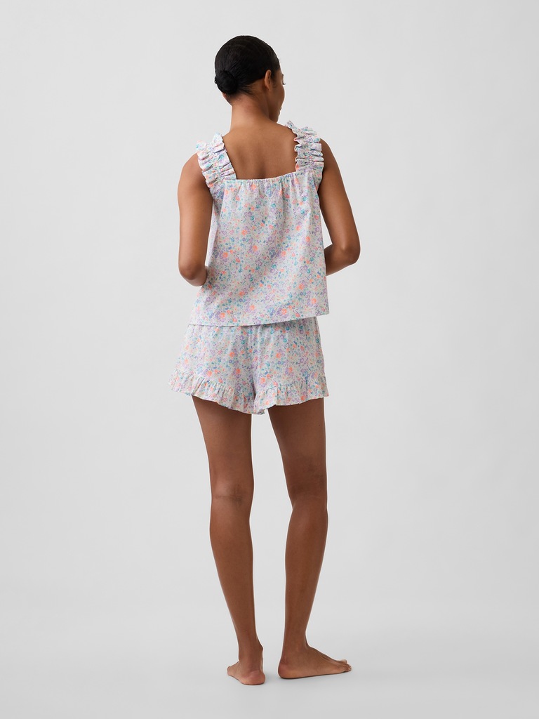 Ruffle Poplin PJ Shorts