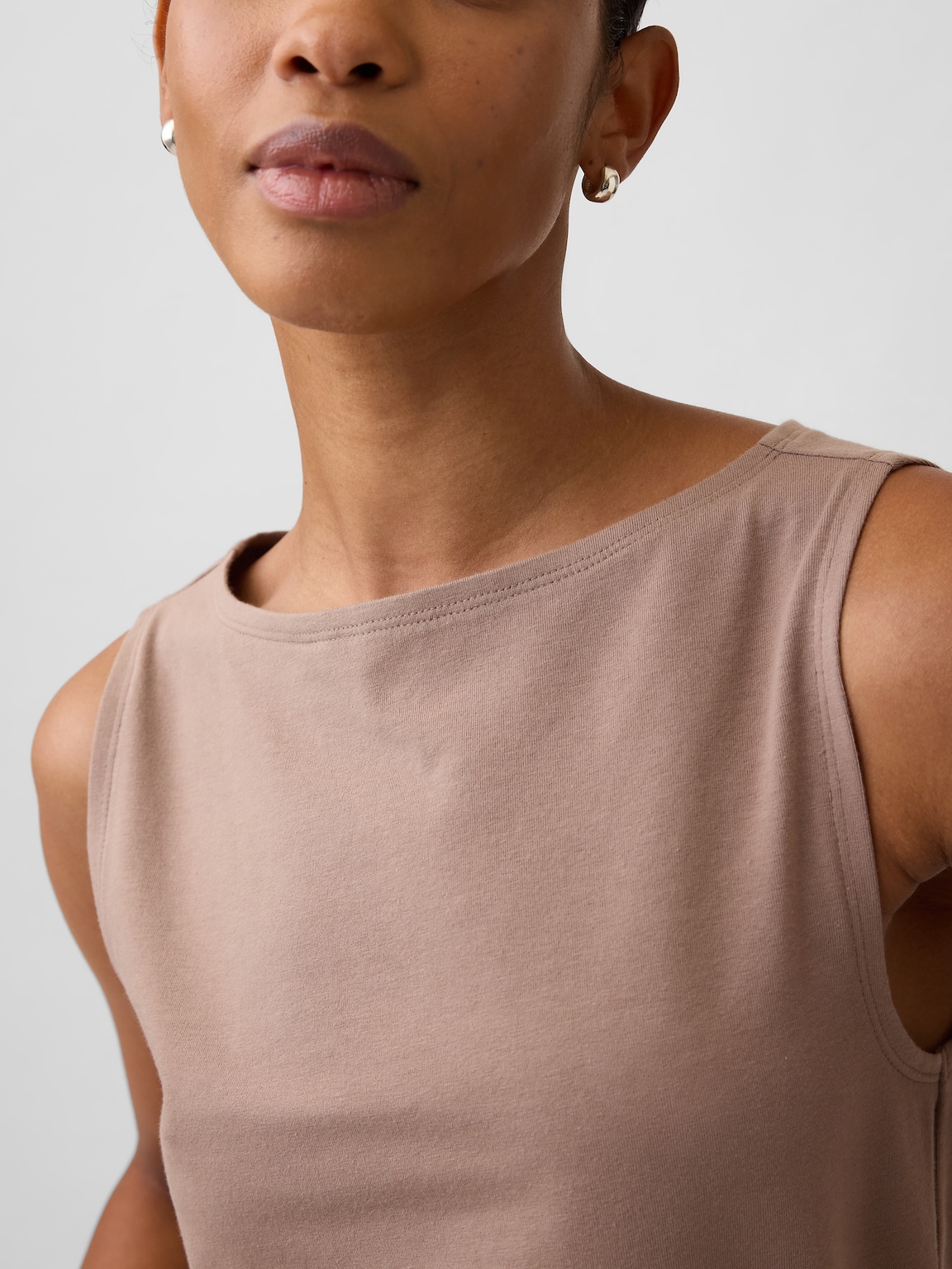 Boatneck Tank Top