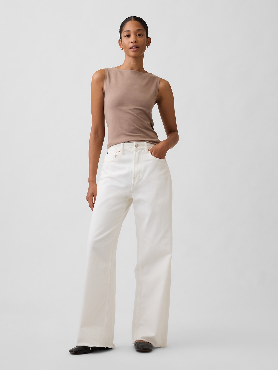 Boatneck Tank Top