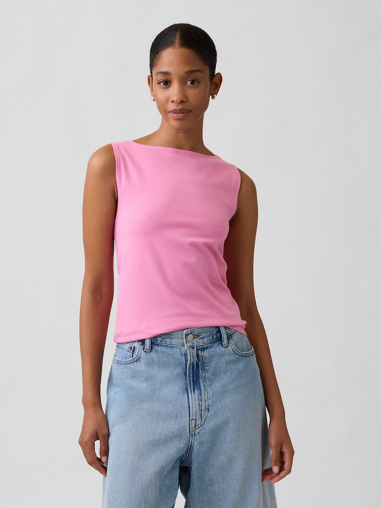 Boatneck Tank Top