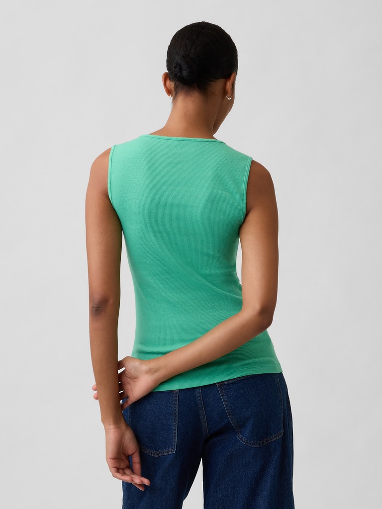 Gap Logo Ribbed Tank Top