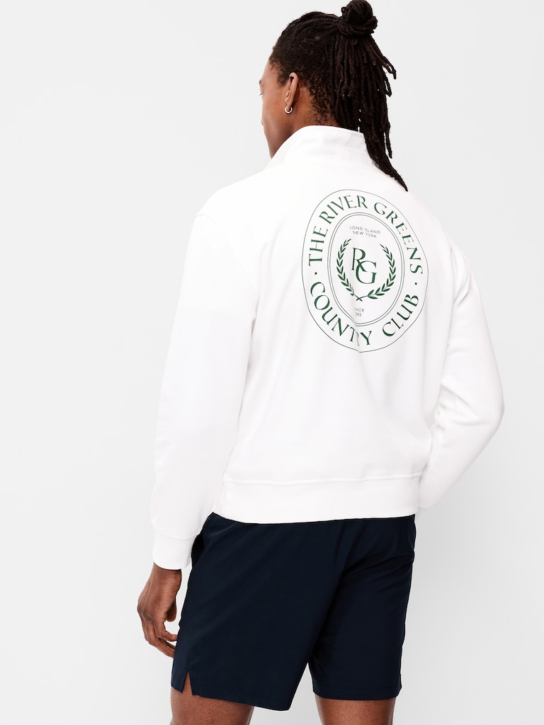 Rotation Fleece Graphic Quarter Zip