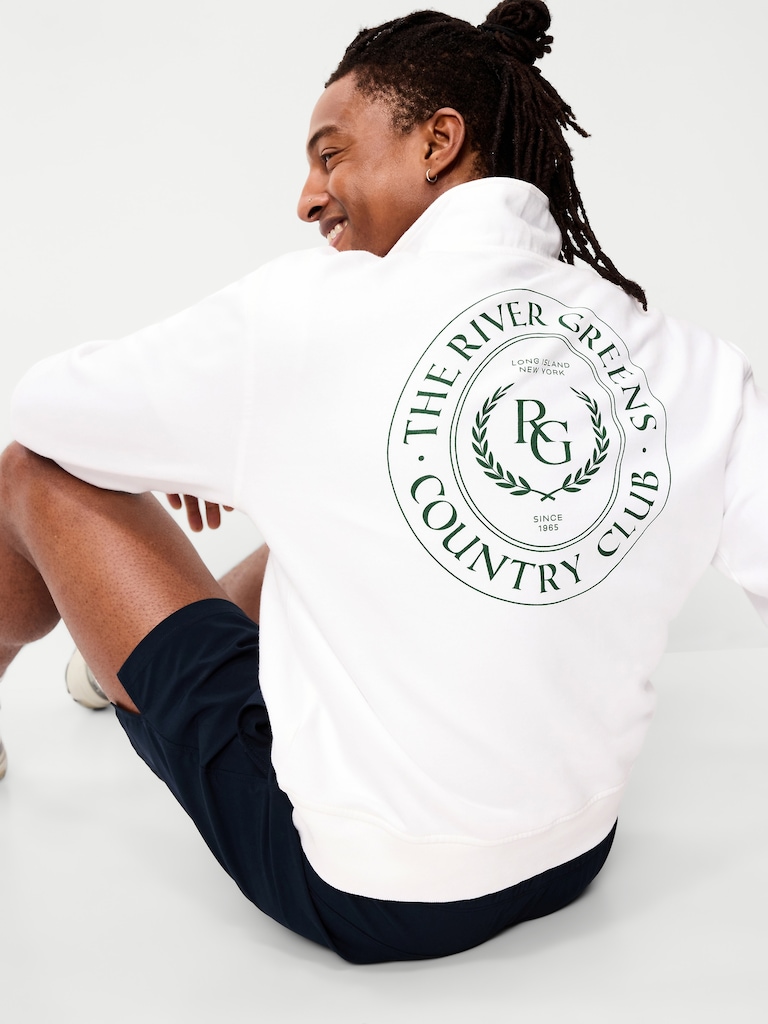 Rotation Fleece Graphic Quarter Zip