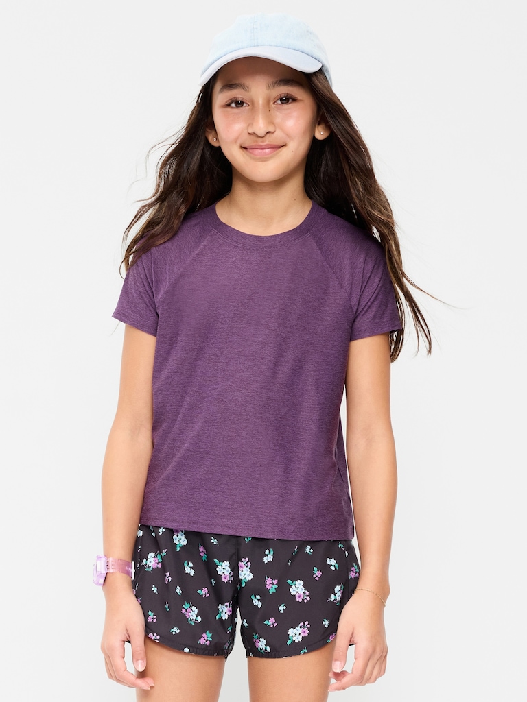 CloudMotion Short-Sleeve T-Shirt for Girls