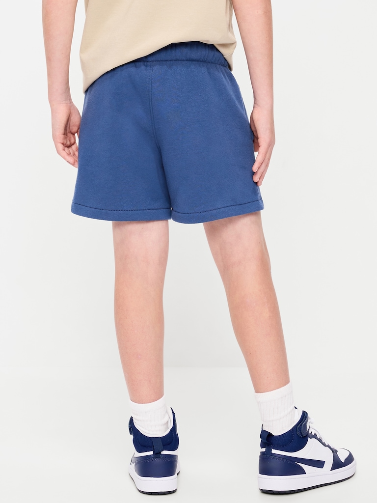 Below Knee Fleece Jogger Shorts for Boys