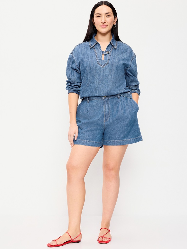 High-Waisted OGC Chino Shorts -- 4-inch inseam