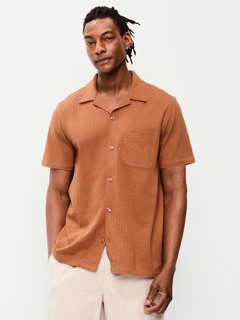 open lace back dress Cinch Arenaflex Orange Button-Front Western Shirt main image 1